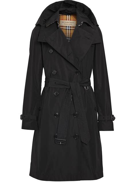 burberry kensington hooded trench coat red|Burberry trench coat size chart.